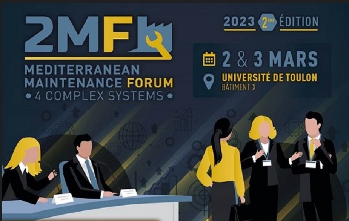 Les 2 & 3 mars 2023, le "Mediterranean Maintenance Forum" - 2MF, s'installe sur le Campus universitaire de La Garde.