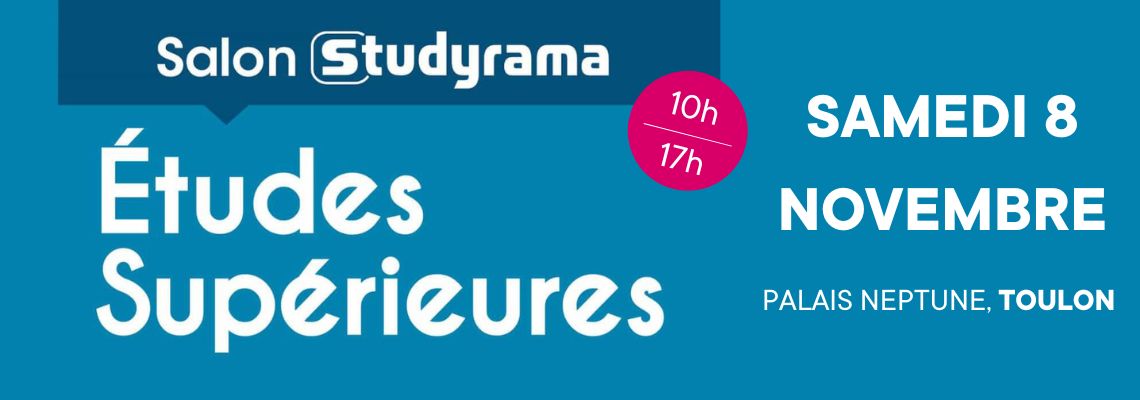 L'IUT de Toulon présente au salon Studyrama ce samedi 8 novembre !