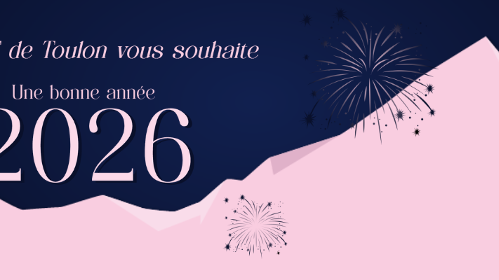 L'IUT de Toulon vous souhaite une très belle année 2026
