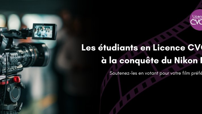 Les étudiants en Licence professionnelle CVCA de l'IUT de Toulon à la conquête du Nikon Film Festival !