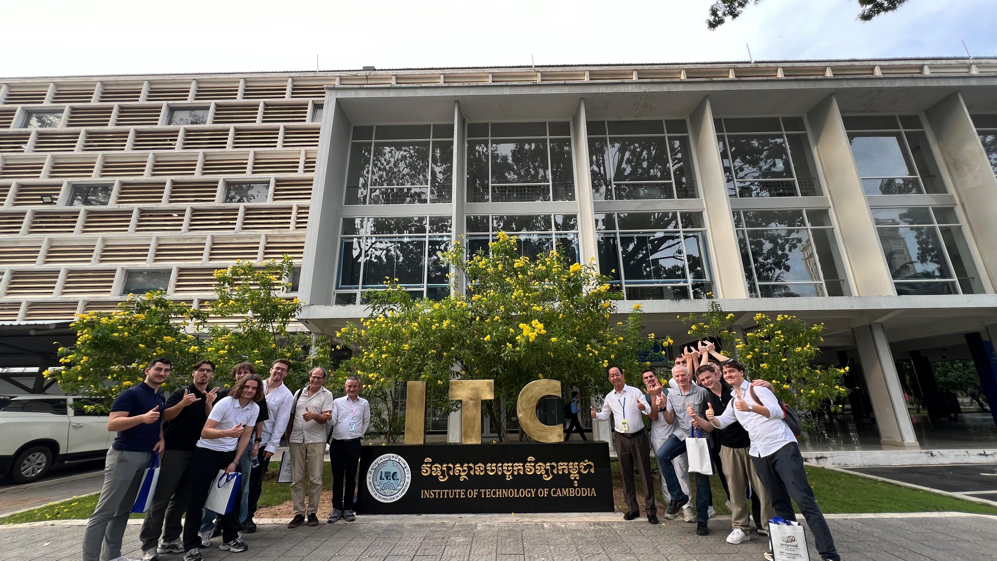Les apprentis BUT3 GIM en mobilité à l'Institut de Technologie du Cambodge