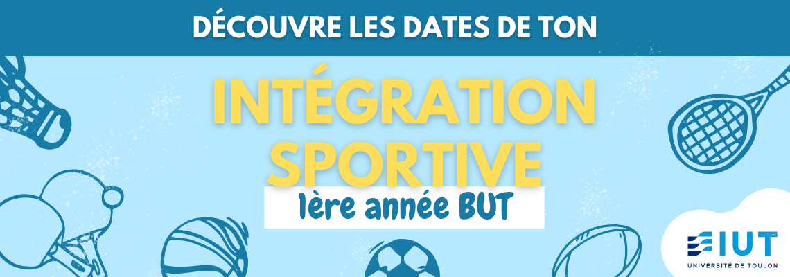 Intégrations sportives des étudiants de première année de BUT