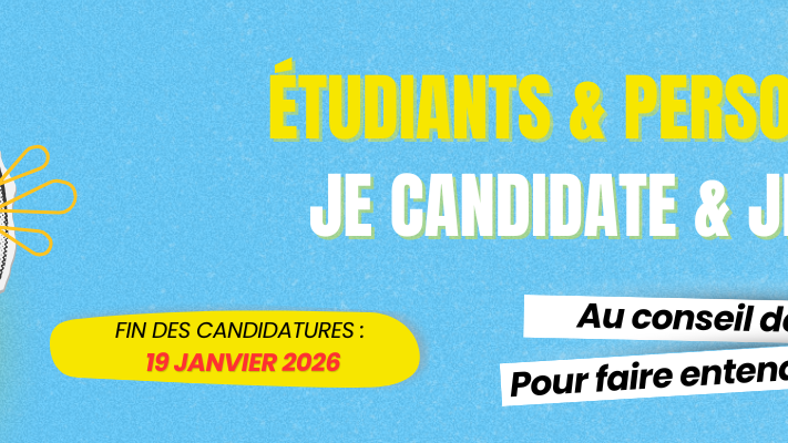 Élections des 10 et 11 février 2026 - Renouvellement du Conseil d'IUT